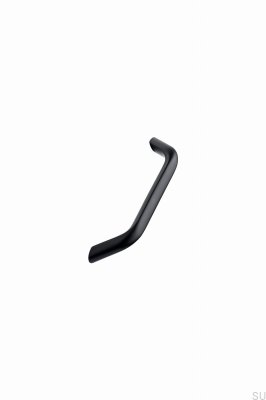 Space 128 Aluminum Black Elongated Furniture Handle