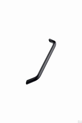 Elongated furniture handle Space 192 Aluminum Black