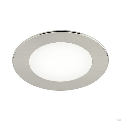 LED spotlight Atom 3000K 24V/3W Silver