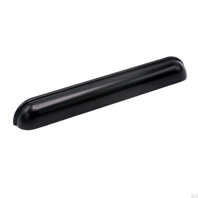 Saluto Shell Furniture Handle 160 Black aluminum