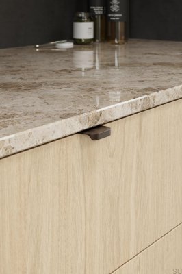 Comet 32 Aluminium Matte Bronze Edge Furniture Handle