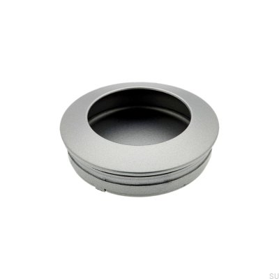 Tap 40 Recessed Furniture Handle Silver Metal