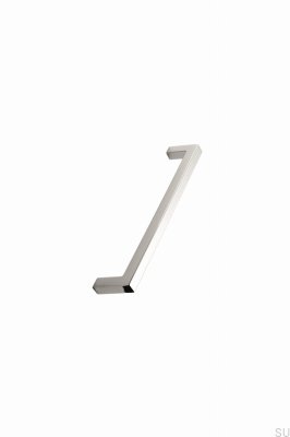 Square 10 128 Metal Silver Chrome Furniture Handle