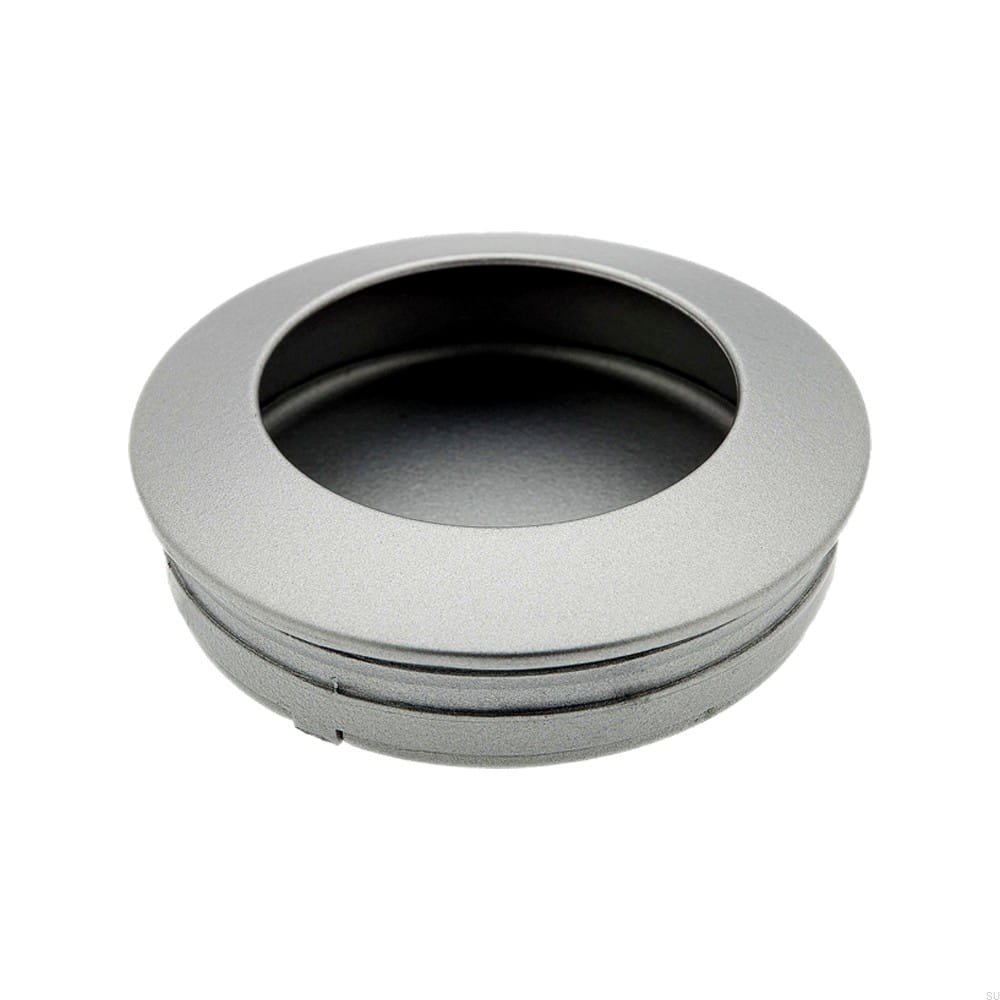 Uchwyt meblowy wpuszczany Hollow 60 Srebrny metalowy