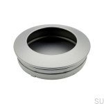 Uchwyt meblowy wpuszczany Hollow 60 Srebrny metalowy