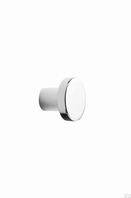 Furniture knob Dot 30 Metal Silver Chrome