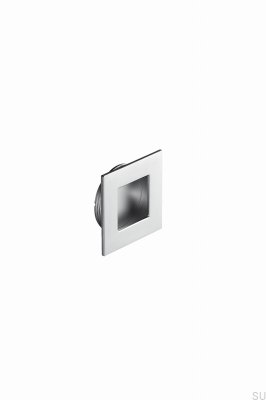 Inn 50 Recessed Furniture Handle Metal Silver Chrome Matte