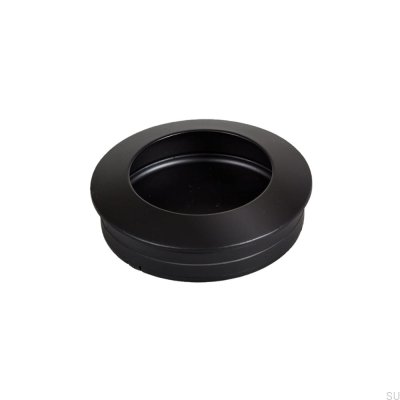 Tap 40 Recessed furniture handle Black metal