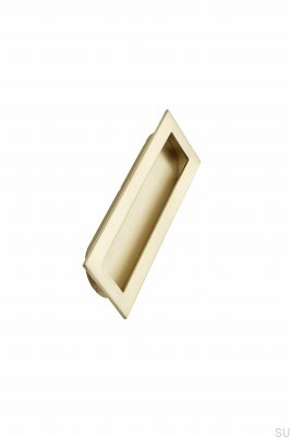 Inn 160 Recessed Furniture Handle Metal Brushed Gold