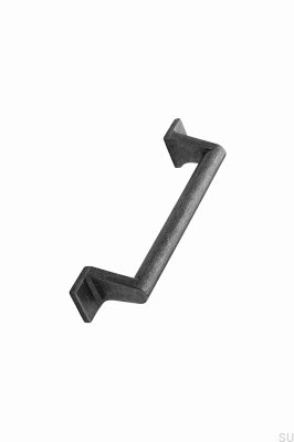 Ship 128 Metal Gray Elongated Furniture Handle