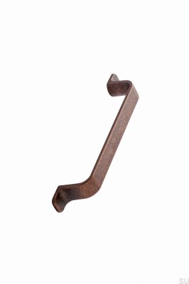 Rio 128 Metal Antique Copper Elongated Furniture Handle
