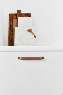 Rio 128 Metal Antique Copper Elongated Furniture Handle