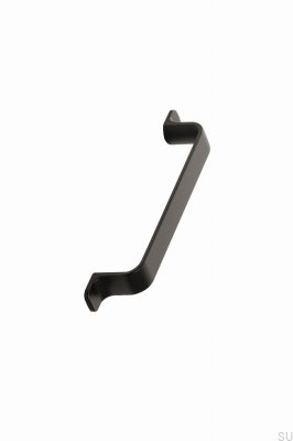 Rio 256 elongated furniture handle Metal Black Matt