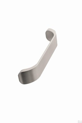 Radius 160 Metal Silver Elongated Furniture Handle