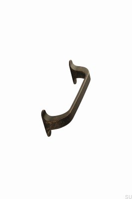 Elongated furniture handle Locker 128 Metal Antique Bronze