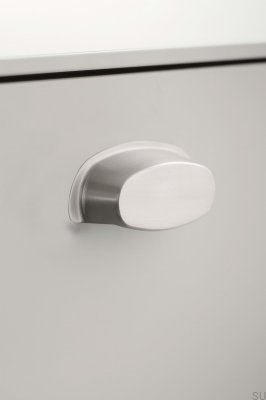 Pharma 64 Metal Silver Elongated Furniture Handle