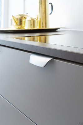 Wow 64 Metal Silver Chrome Edge Furniture Handle