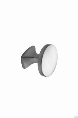 Furniture knob Classic 34 Metal Silver