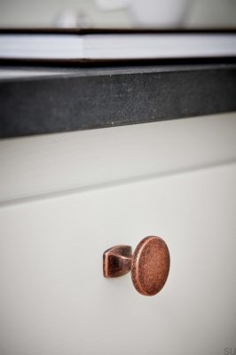 Furniture knob Classic 34 Metal Antique Copper