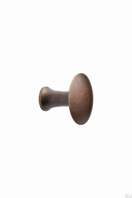 Furniture knob Castle 37.8 Metal Antique Bronze