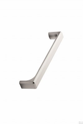 Fold 160 Metal Silver Elongated Furniture Handle