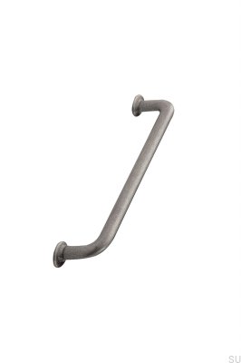 U-Turn 160 Metal Antique Gray Elongated Furniture Handle