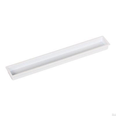 Cubic White recessed furniture handle