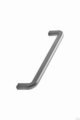 Compact 160 elongated furniture handle Metal Anthracite Brushed