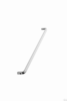 Base 320 Metal Silver Elongated Furniture Handle