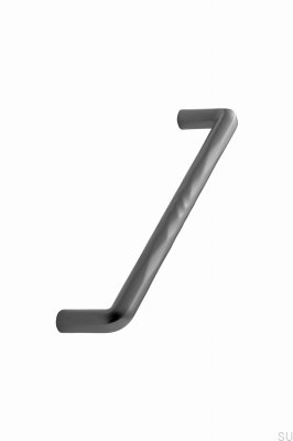 Shuffle 160 Metal Anthracite Brushed Elongated Furniture Handle
