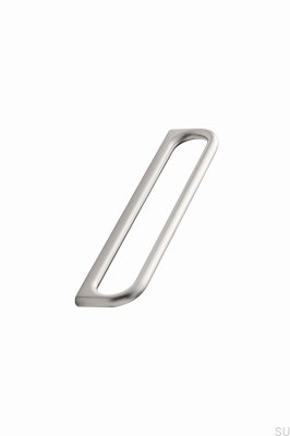 Luck 160 Metal Silver Elongated Furniture Handle
