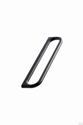 Luck 160 elongated furniture handle Metal Black Matt