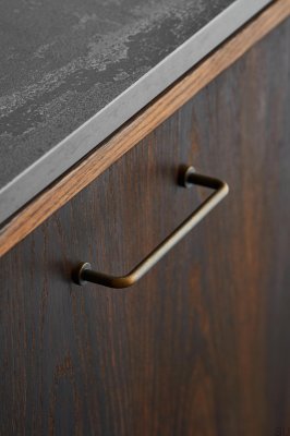 Lounge 128 Metal Antique Bronze Elongated Furniture Handle