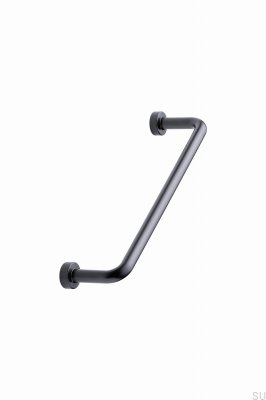 Lounge 128 Metal Gun-Metal Elongated Furniture Handle
