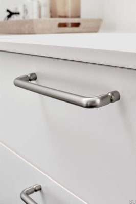 Junction 160 Metal Silver Elongated Furniture Handle