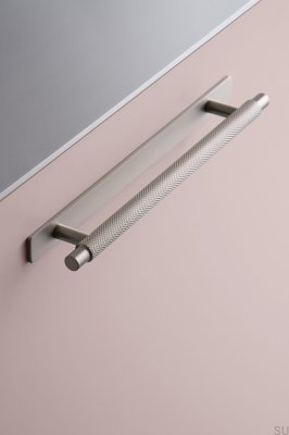 Manor Back 128 Metal Silver Elongated Furniture Handle