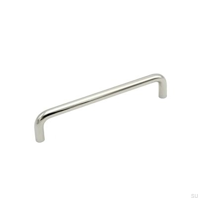 Lengthwise furniture handle Bolmen 128 Nickel-plated brass