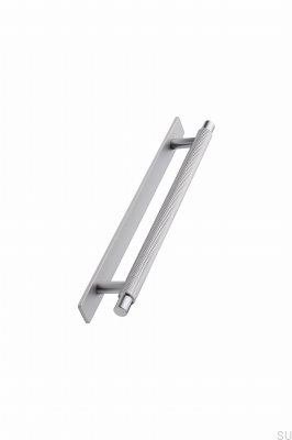 Manor Back 192 Metal Silver Elongated Furniture Handle