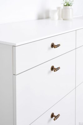 T-Bar Manor T 54 Metal Antique Gold Furniture Knob