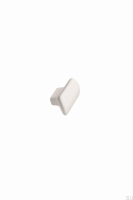Vanilla 16 Ceramic White Furniture Knob