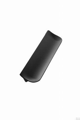 Slope 160 elongated furniture handle Metal Black Matt