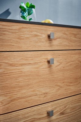 Transit 16 Metal Silver Furniture Knob