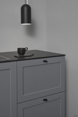 Furniture knob D-Lite 32 Metal Matte Black