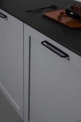 D-Lite 160 Metal Matt Black Furniture Handle