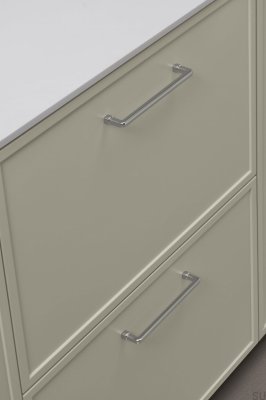 Equester 160 Metal Nickel-Plated Elongated Furniture Handle