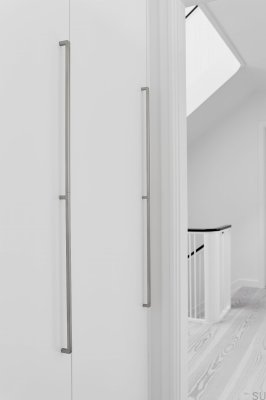 Mango 2x544 Aluminum Silver Elongated Furniture Handle