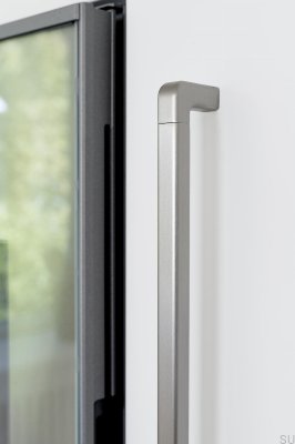 Mango 544 Aluminum Silver Elongated Furniture Handle