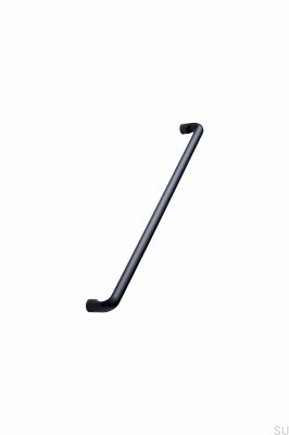 Carve 320 Metal Anthracite Brushed Elongated Furniture Handle