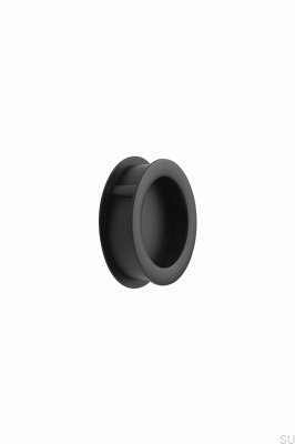 Tub Round 52.5 Recessed Furniture Handle Metal Matte Black