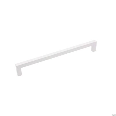 Oblong furniture handle 0143 192 Matt white